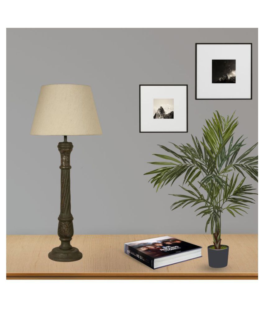 Ujjala Distressed Grey 71 Wood Table Lamp Pack Of 1 Ujjala Distressed Grey 71 Wood Table Lamp Pack Of 1 At Best In India On Snapdeal