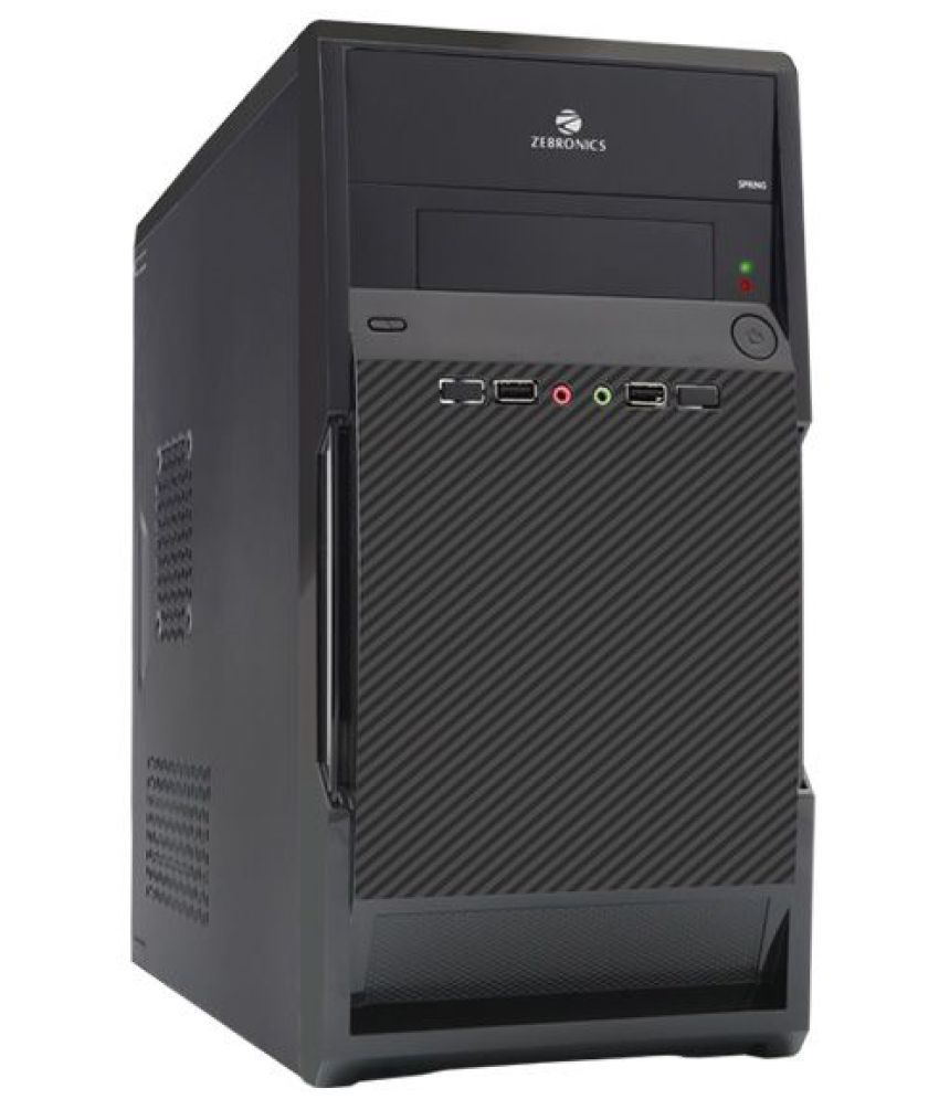 Zebronics Spring Black MidTower Buy Zebronics Spring Black