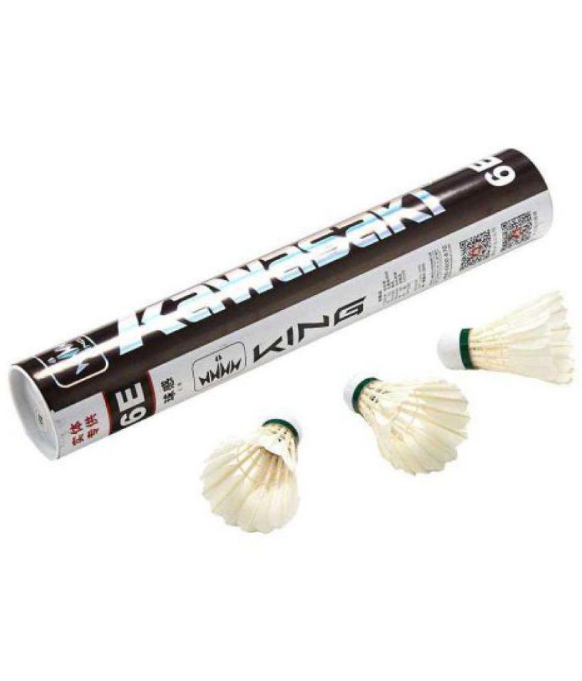 Kawasaki Badminton Shuttlecocks Club 6E 77” Shuttlecock 1 Buy Online