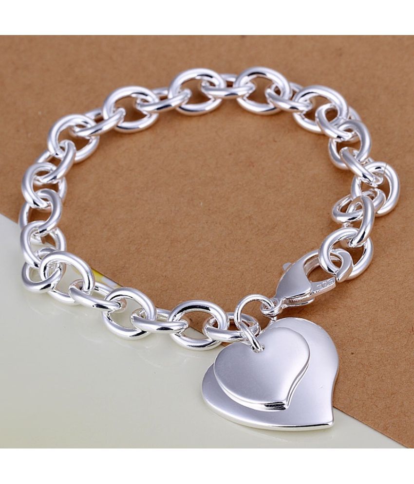 silver plated charm bracelets wholesale