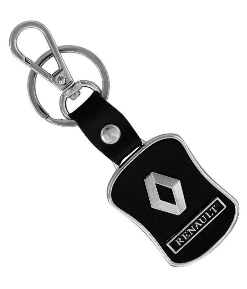     			Americ Style Stainless Steel, Black Base, Stylish and Attractive,Renault Keyring Keychain Car, Duster, Kwid