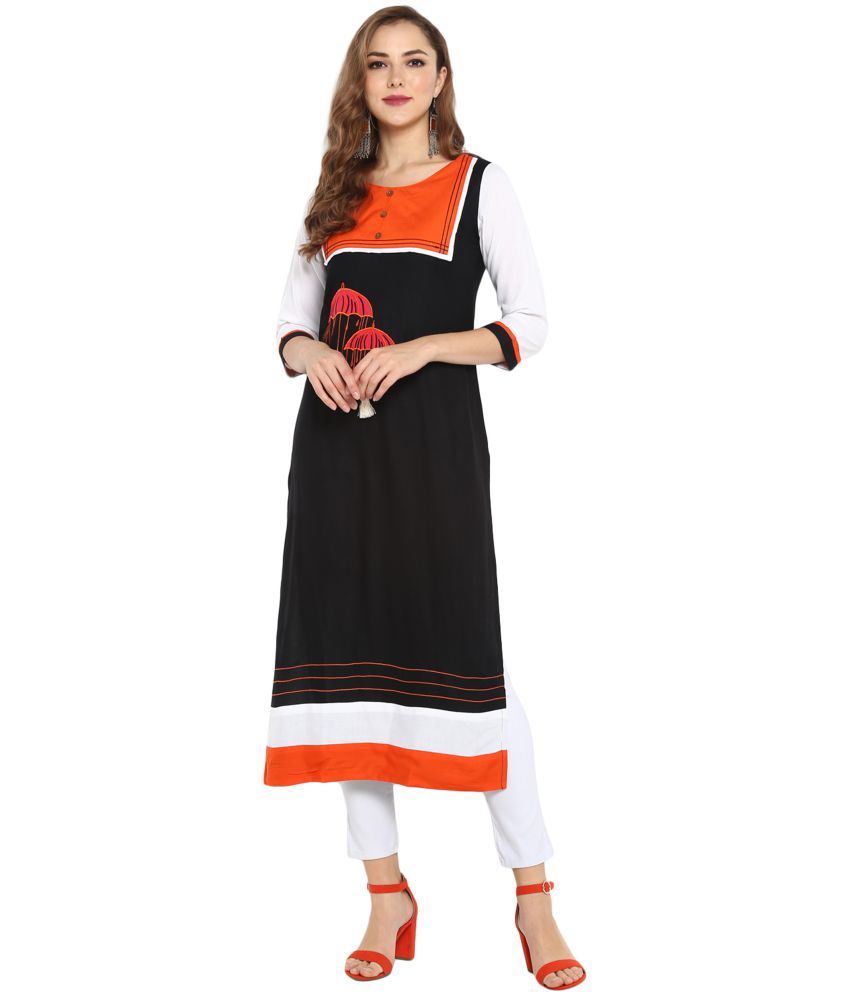 janasya black kurti