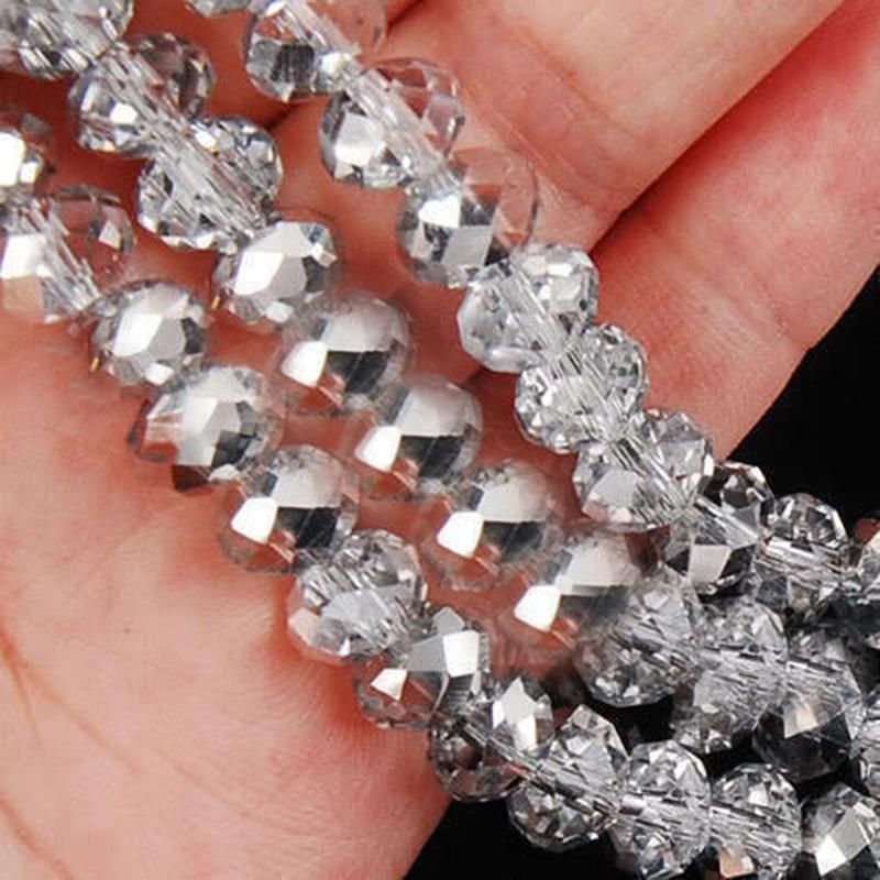 Silvery Crystal Gems Loose Beads Buy Silvery Crystal Gems Loose Beads