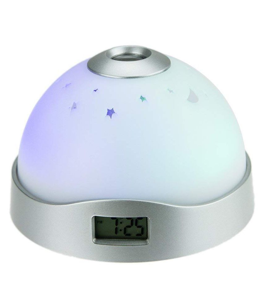 Eshreeji Magic Led Color Change Projection Projector Alarm Clock