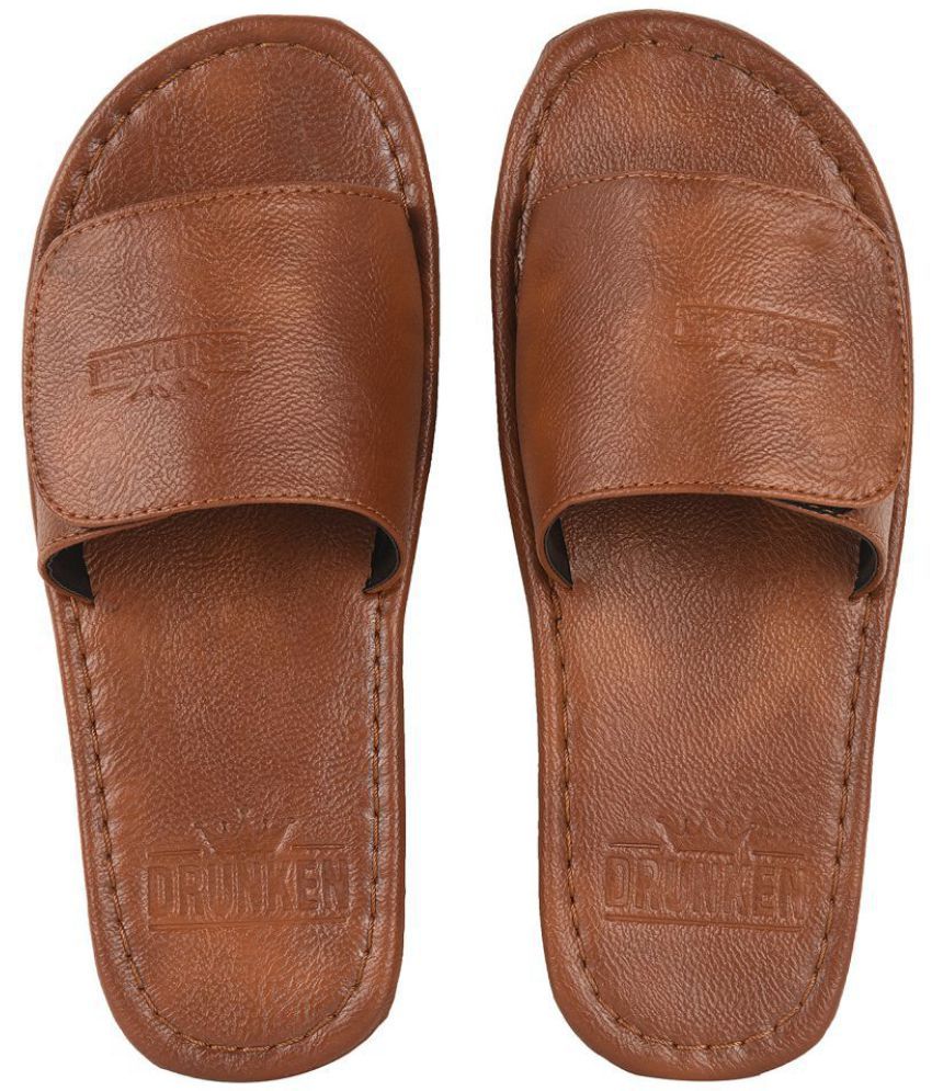 tan slides closed toe