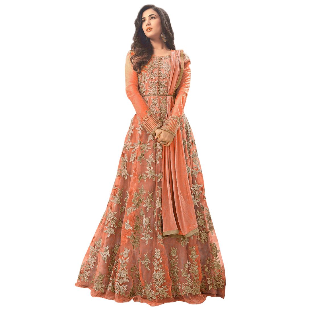 snapdeal anarkali dress