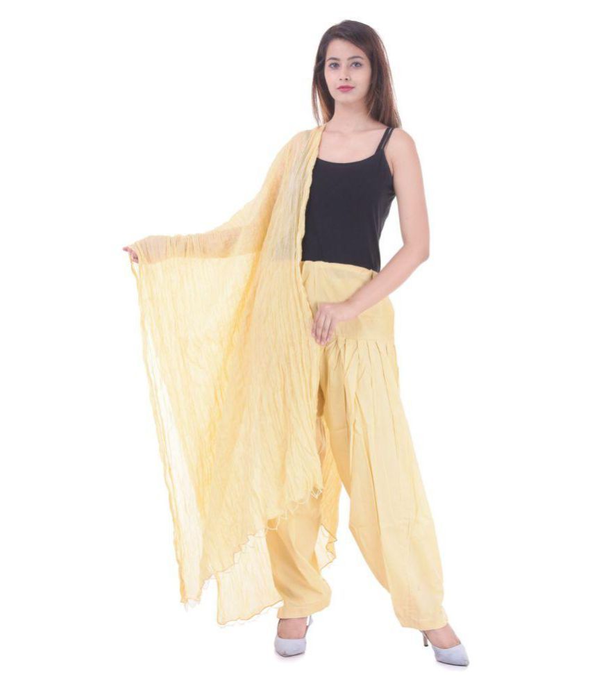 Real Bottom Cotton Single Patiala With Dupatta Price in India Buy