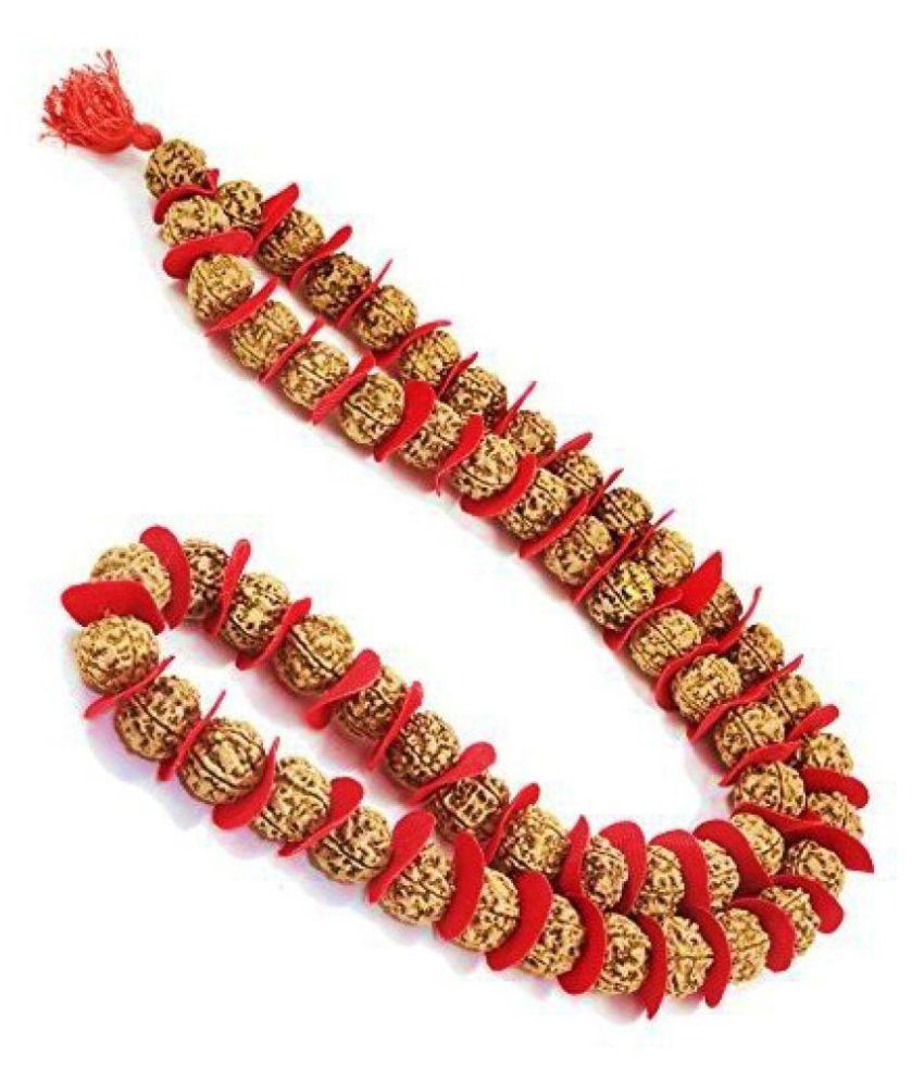     			Rudra Divine 15mm Rudraksha Mala | Rudraksha 54 Beards Kantha in 15mm - 18mm Size Beads | For wearing or Poojan Purpose | Guaranteed 100% Original 5 Mukhi Rudraksha Beads | Panch mukhi Rudraksha Kantha | Rudra Divine