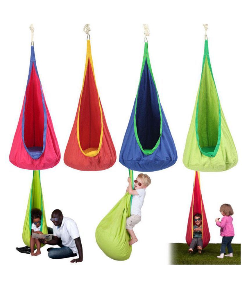 Child pod Swing Chair Reading Nook Tent Indoor Outdoor Hanging Seat