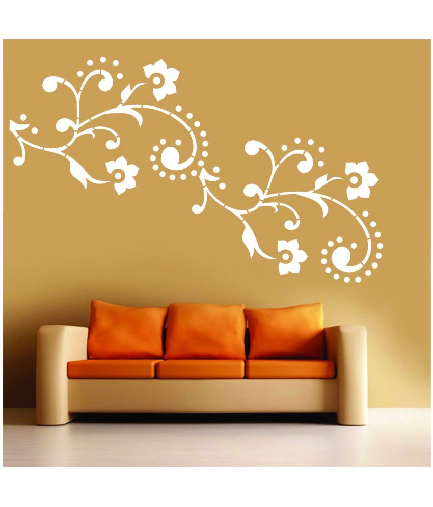 kayra decor reusable wall stencil in 16 x 24 inches