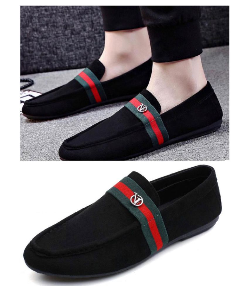 Gucci Black Loafers - Buy Gucci New Black Loafers Online Prices in India on Snapdeal