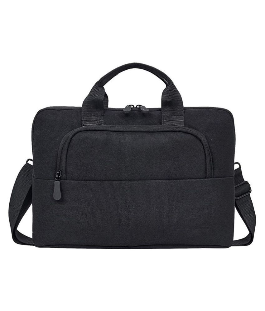 TGK Black Fabric Office Bag - Buy TGK Black Fabric Office Bag Online at ...