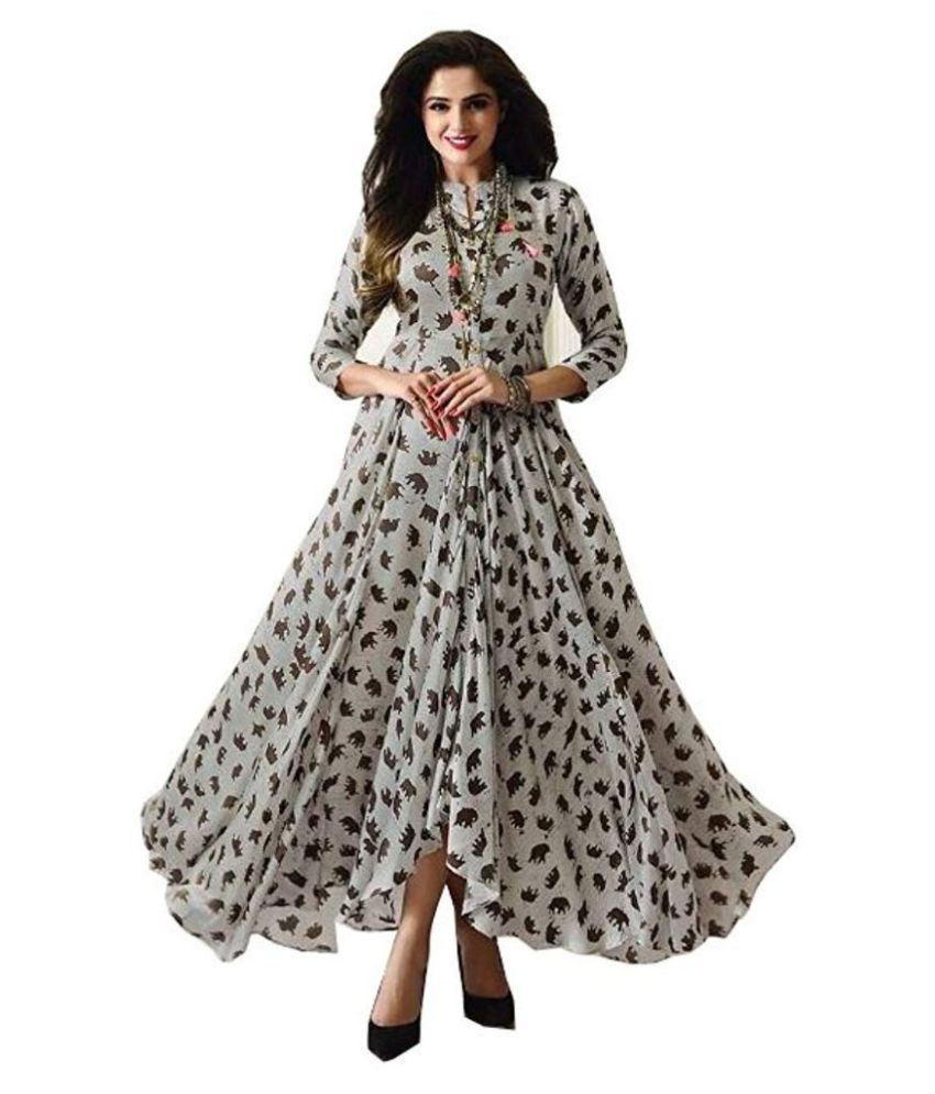 white cotton gown