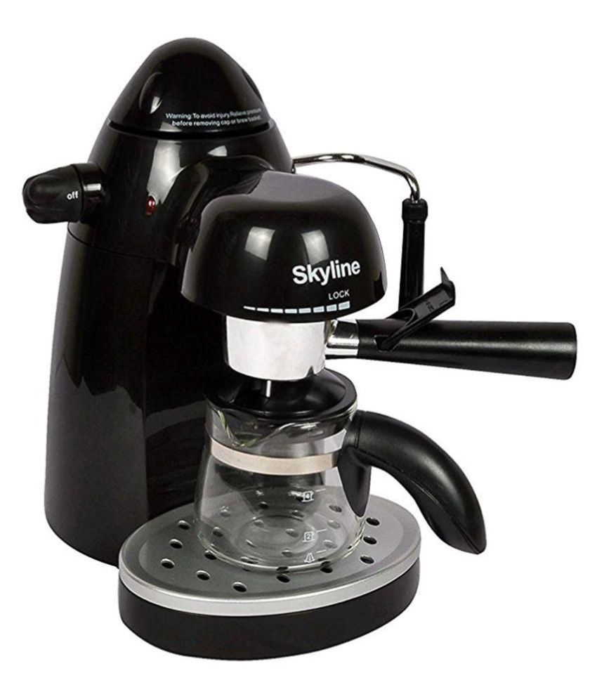 Skyline Espresso Coffee Maker Vt 7003 4 Cups 750 Watts Cappuccino Maker Price In India Buy Skyline Espresso Coffee Maker Vt 7003 4 Cups 750 Watts Cappuccino Maker Online On Snapdeal