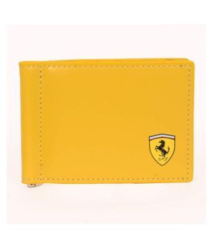 ferrari wallet yellow