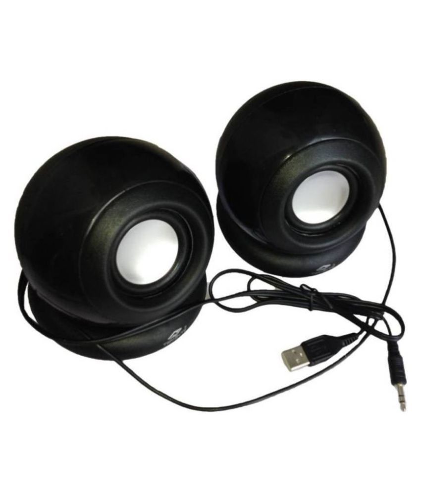 Buy Anwesha's Round Set USBPowered 2.0 Speakers Red Online at Best