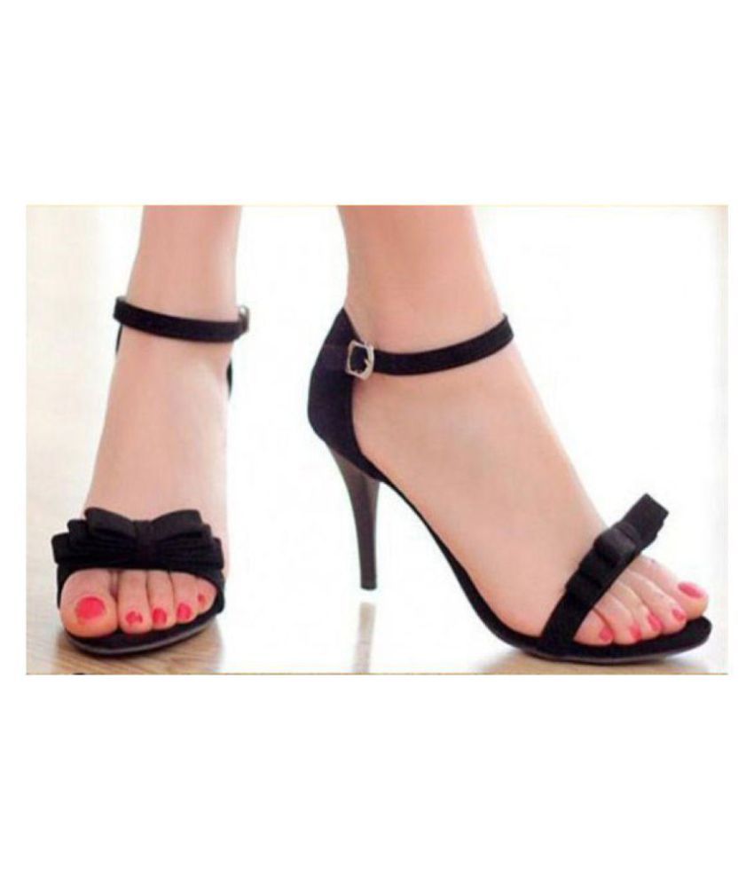 pkkart black block heels