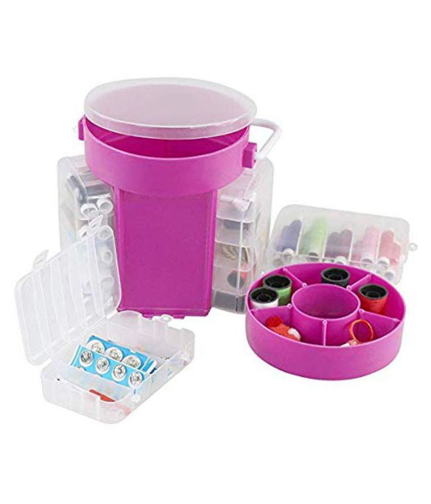 Way Beyond Plastic Portable Household Sewing Box With 210 Pcs Supplies Professional Kit