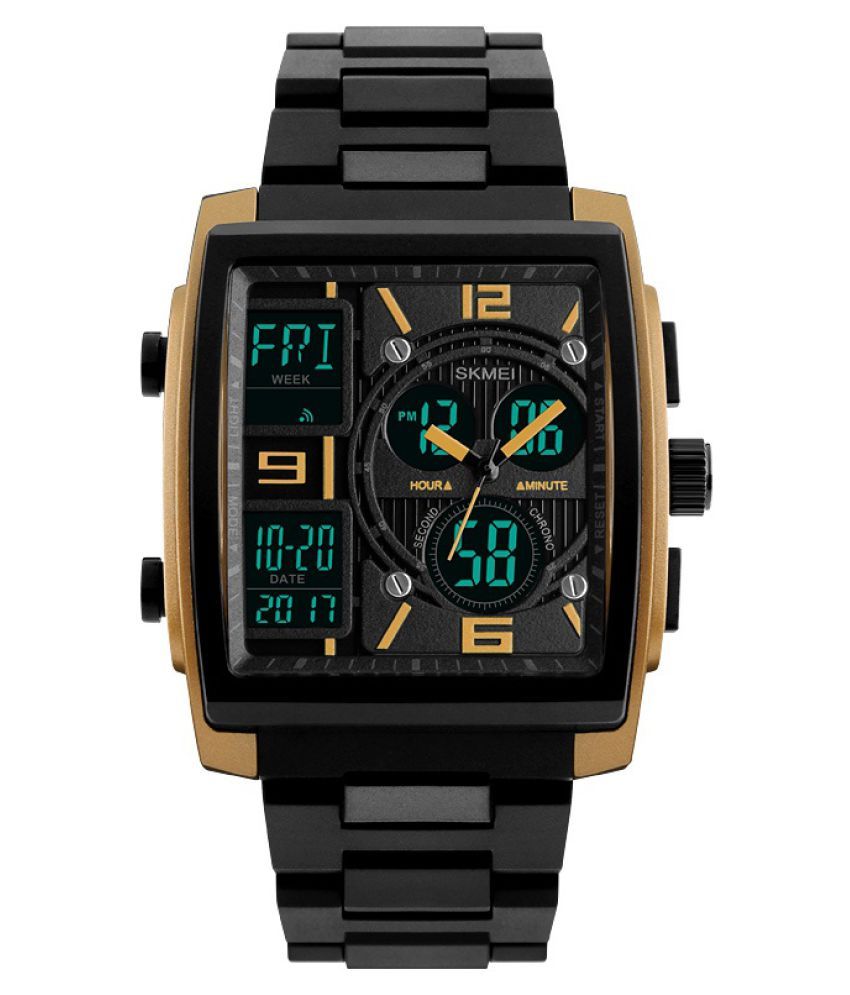 how to set analog time in skmei watch