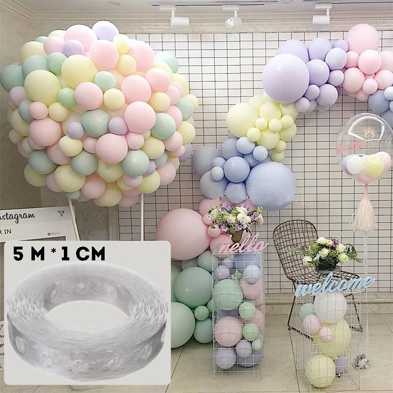 5m 17FT Balloon Chain Tape Arch Connect Strip for Wedding Birthday ...