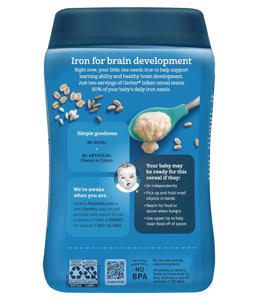 gerber infant cereal wic