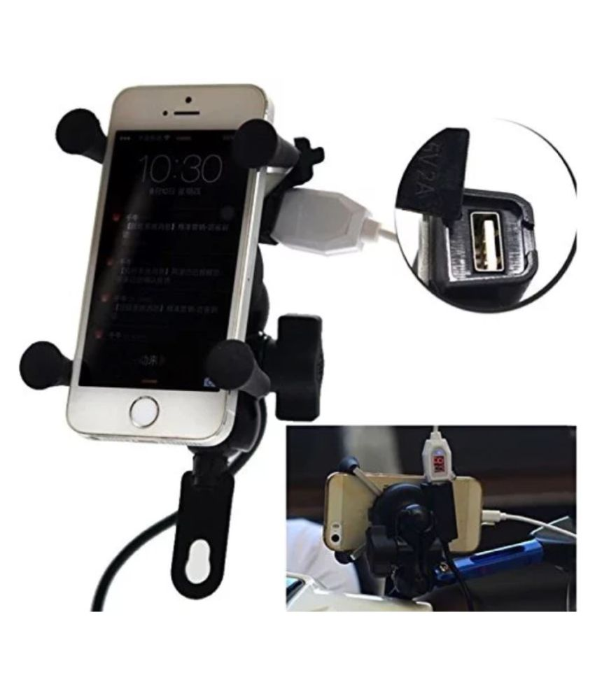 two wheeler mobile holder