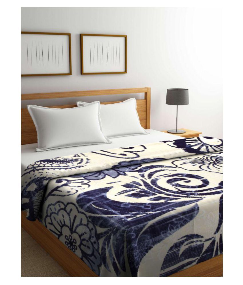 Raymond King Wool Blend Floral Blanket Buy Raymond King Wool Blend Floral Blanket Online at