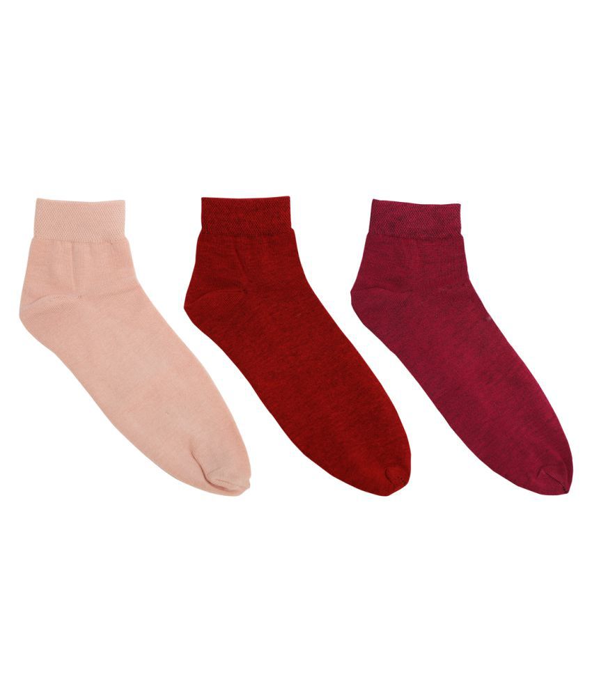 Ziya Cotton Spandex Socks With Separated Toe Pack Of Three Pairs: Buy ...