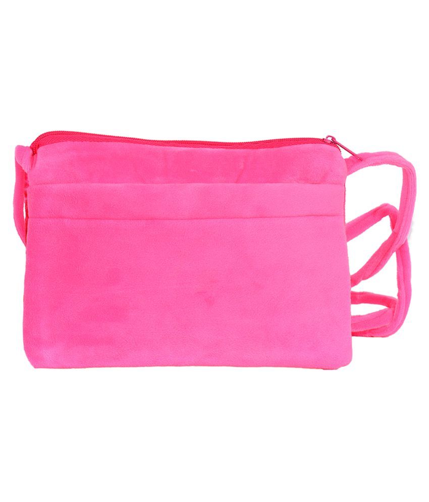 dark pink sling bag