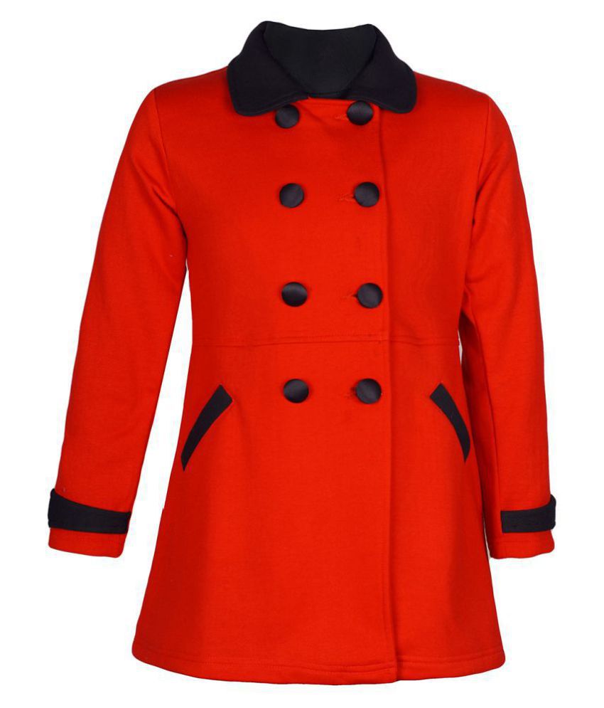     			Naughty Ninos Girls Red Front Open Jackets