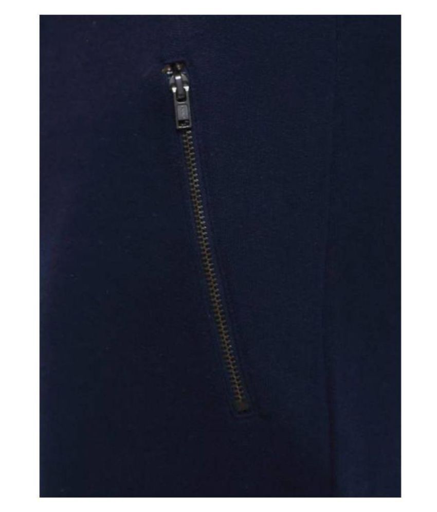 navy fleece joggers