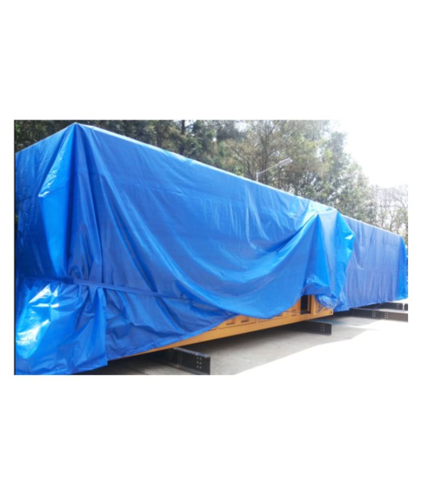 Buy PE Tarpaulin (12 ft x 12 ft) 100% Virgin UV Treated 120 GSM Blue