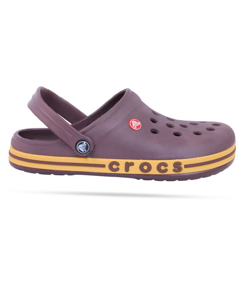 crocs brown sandals