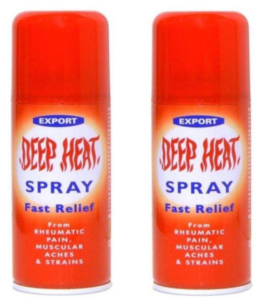 Deep Heat Deep Heat Fast Relief Spray 150Ml Imported Pack of 3 Buy Deep Heat Deep Heat Fast