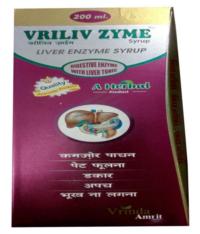 GOPAL LIFESCIENCE VRILIV ZYME A AYURVEDIC HERBAL DIGESTIVE ENZYME Syrup