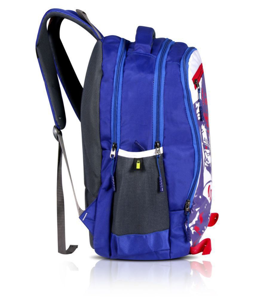 OPTIMA Blue OPT-298 Backpack - Buy OPTIMA Blue OPT-298 Backpack Online ...