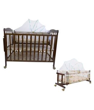 baybee wooden cradle