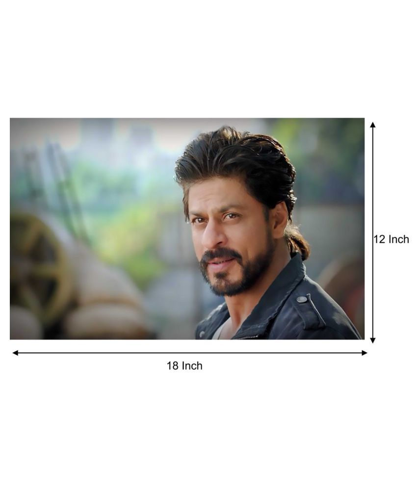 HK PRINTS Shah Rukh Khan Wall Sticker Popular People Sticker ( 45 x 30 cms ) Buy HK PRINTS