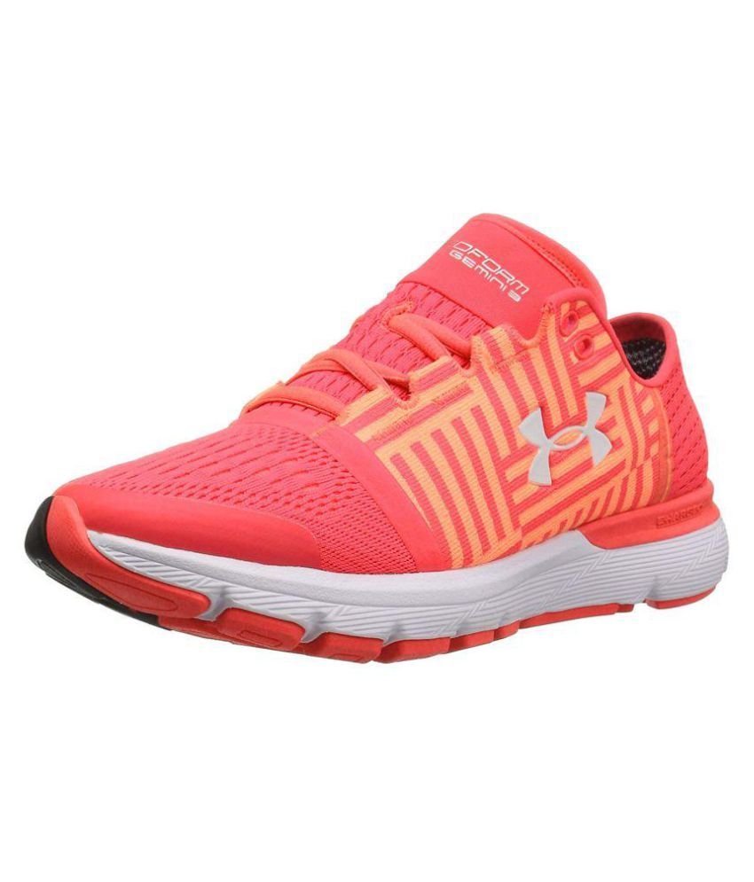 under armour pink running shoes