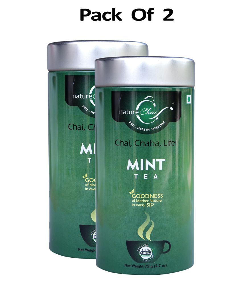     			nature Chai Mint Tea Loose Leaf 75 gm Pack of 2