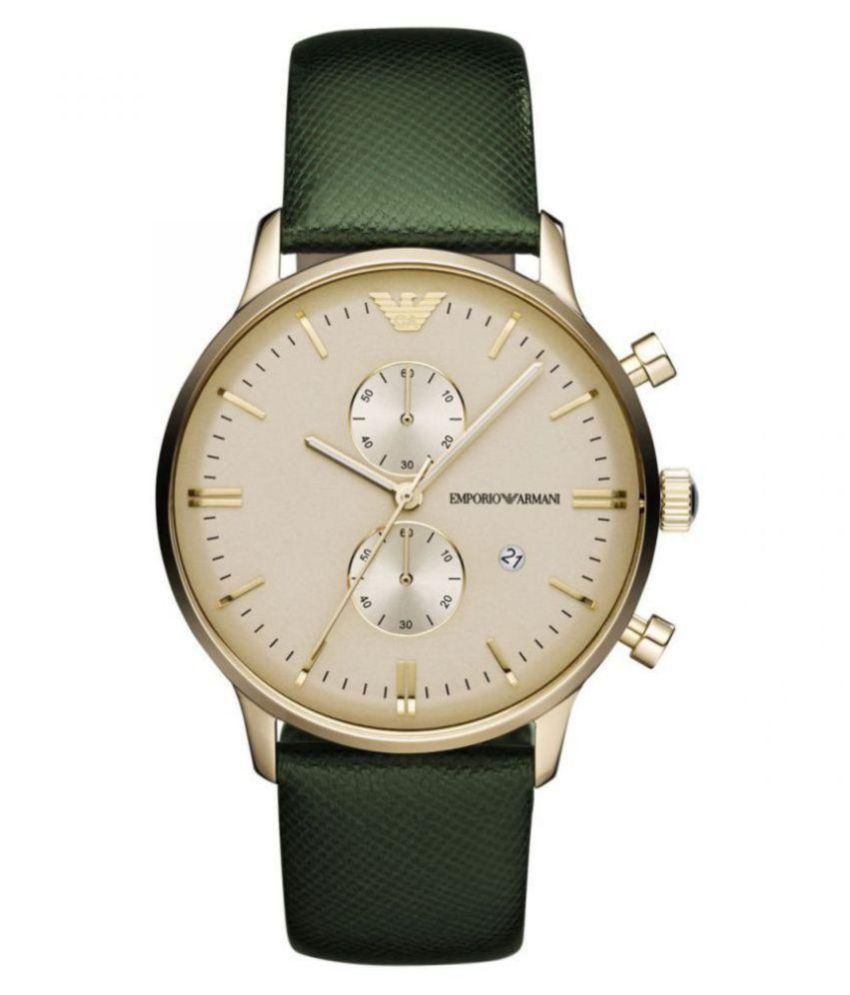 emporio armani gold watch price