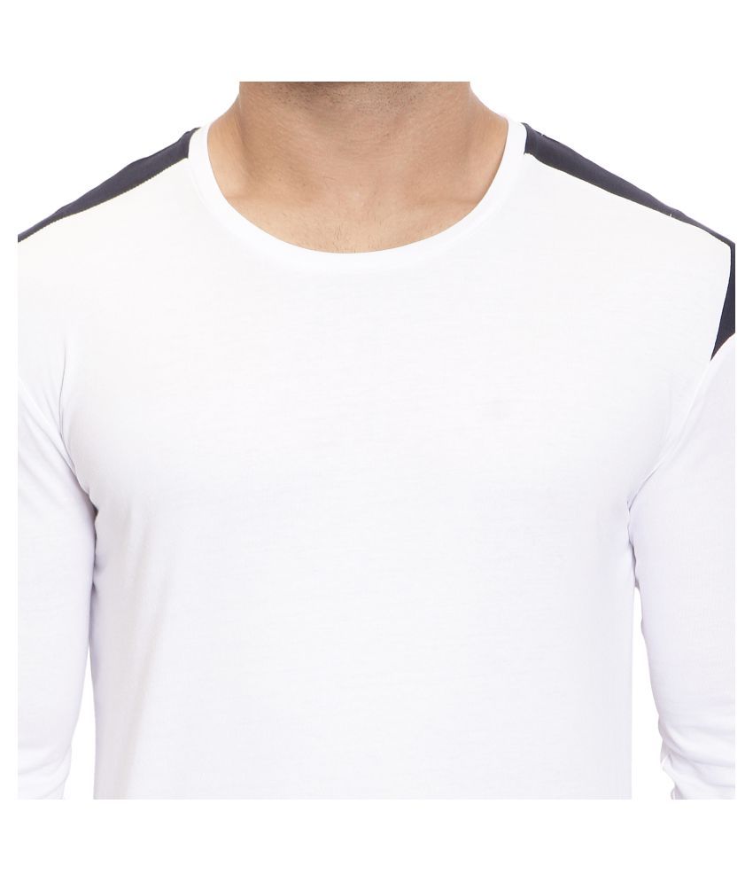 white full sleeve t shirt flipkart