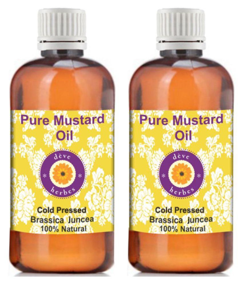 Deve Herbes Pure Mustard (Brassica juncea) Carrier Oil 200 ml Buy Deve Herbes Pure Mustard
