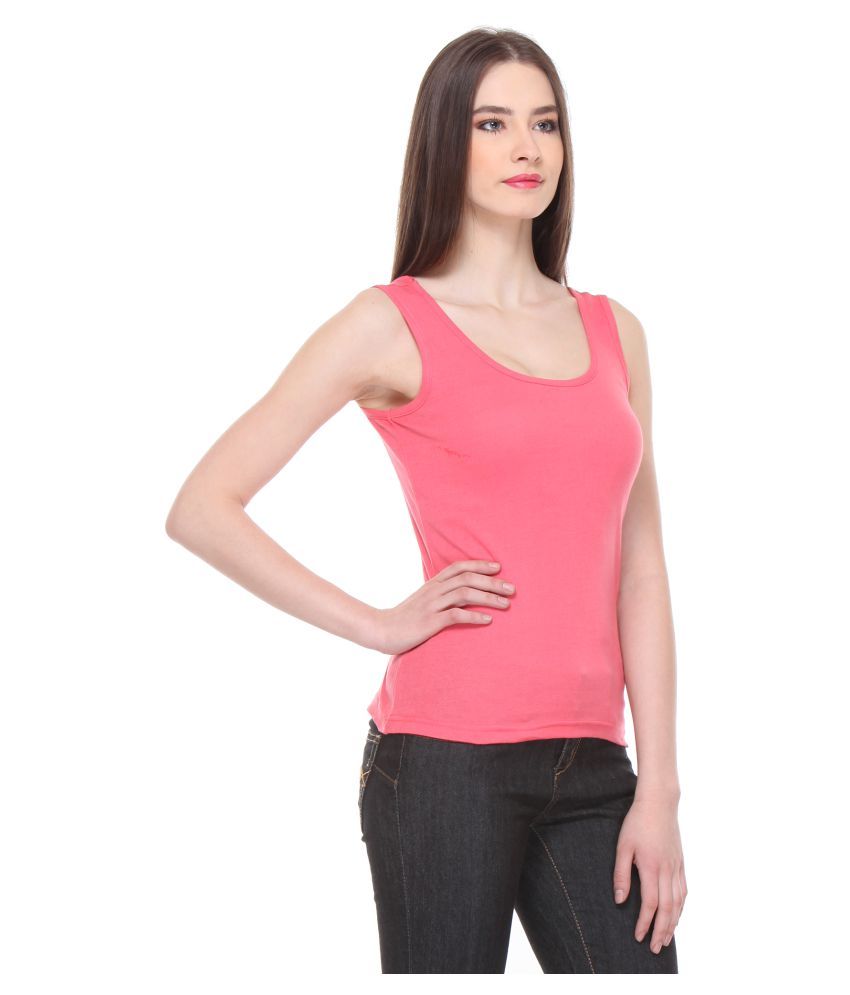 Buy IndiWeaves Cotton Tank Tops White Online at Best Prices in India