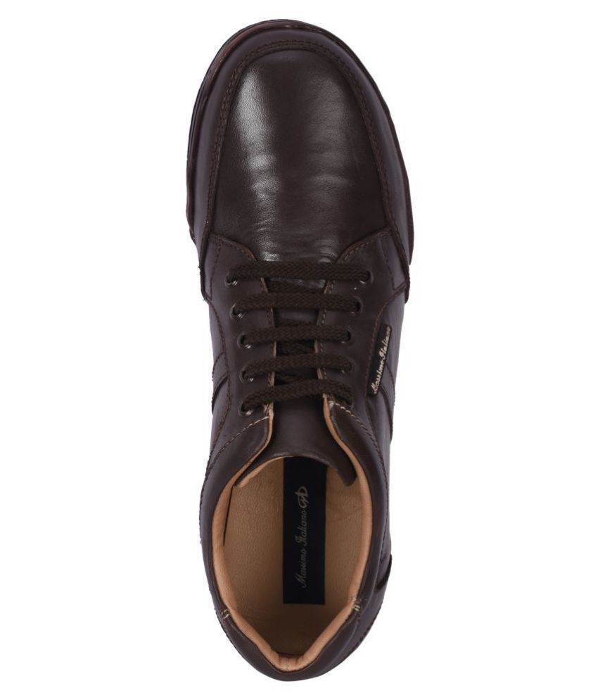 Massimo Italiano Sneakers Brown Casual Shoes - Buy Massimo Italiano ...