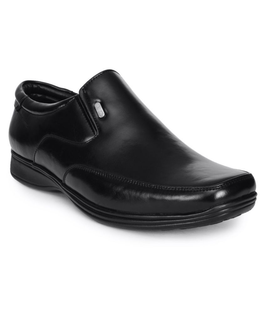     			Action Slip On Non-Leather Black Formal Shoes