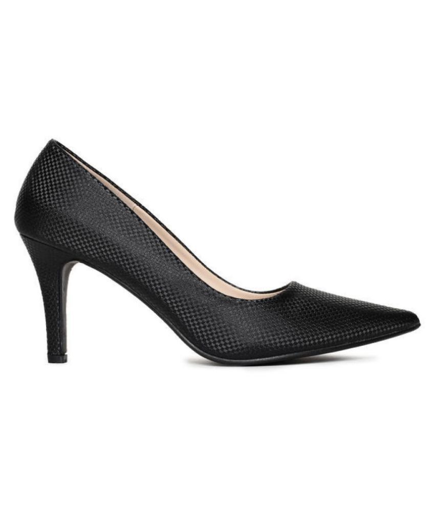Addons Black Cone Heels Price in India- Buy Addons Black Cone Heels Online at Snapdeal