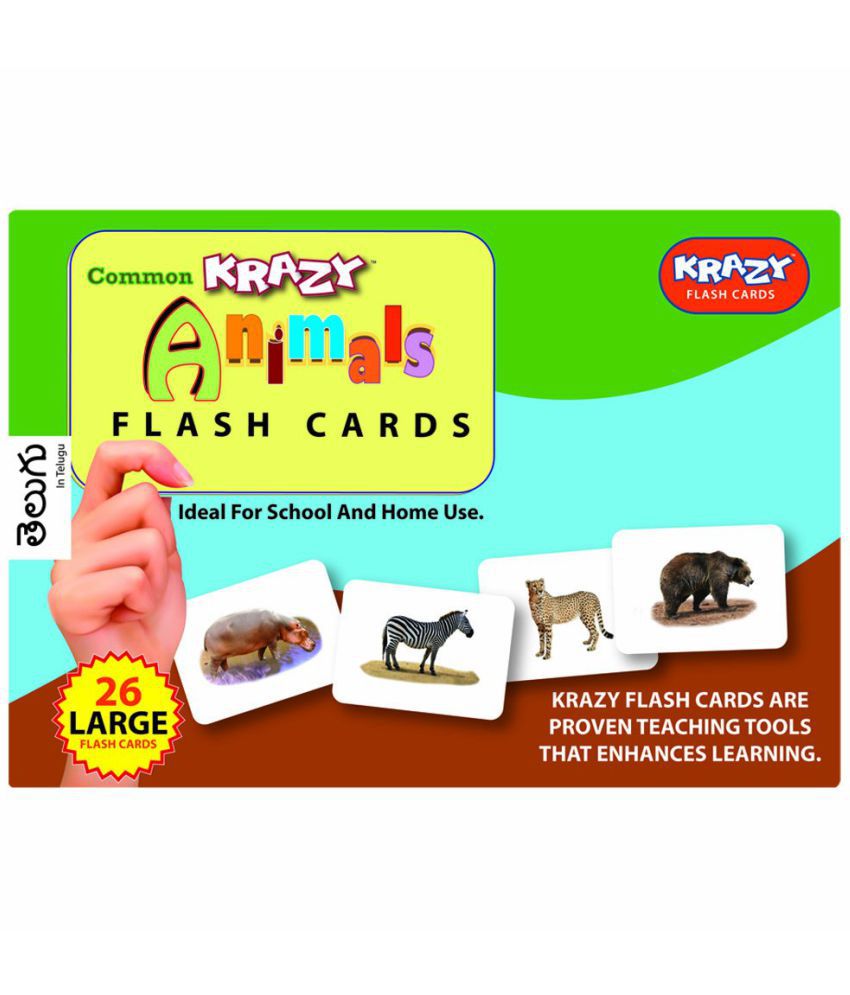 Krazy Telugu - English Animals Flash Cards: Buy Krazy Telugu - English  Animals Flash Cards Online at Low Price in India on Snapdeal