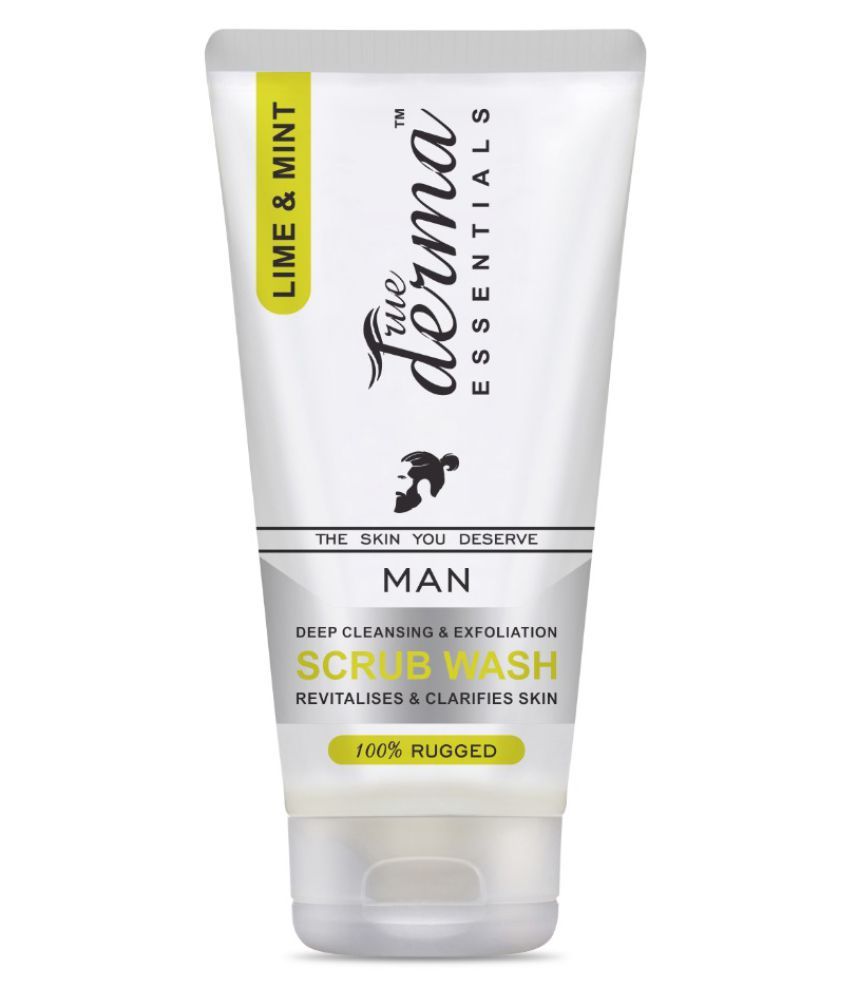 True Derma Essentials Oil Control + Insta Glow Face Scrub + Lime & Mint