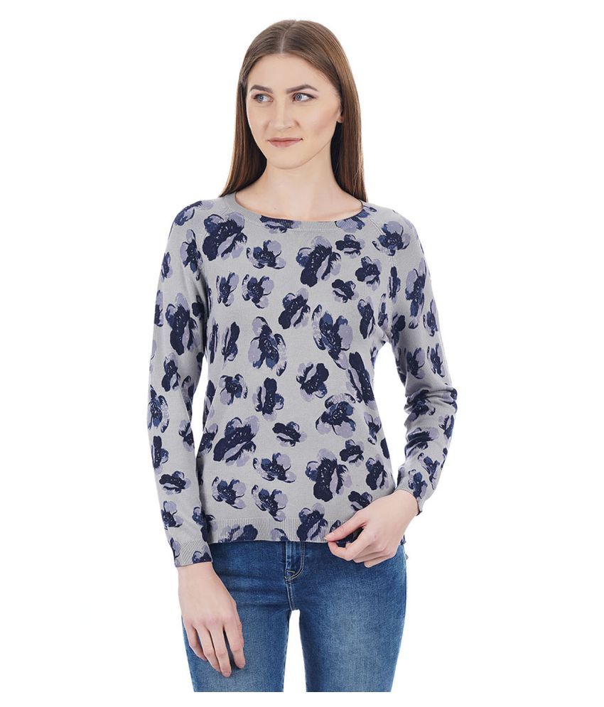 U.S. Polo Assn. Cotton Regular Tops - Grey - Buy U.S. Polo Assn. Cotton